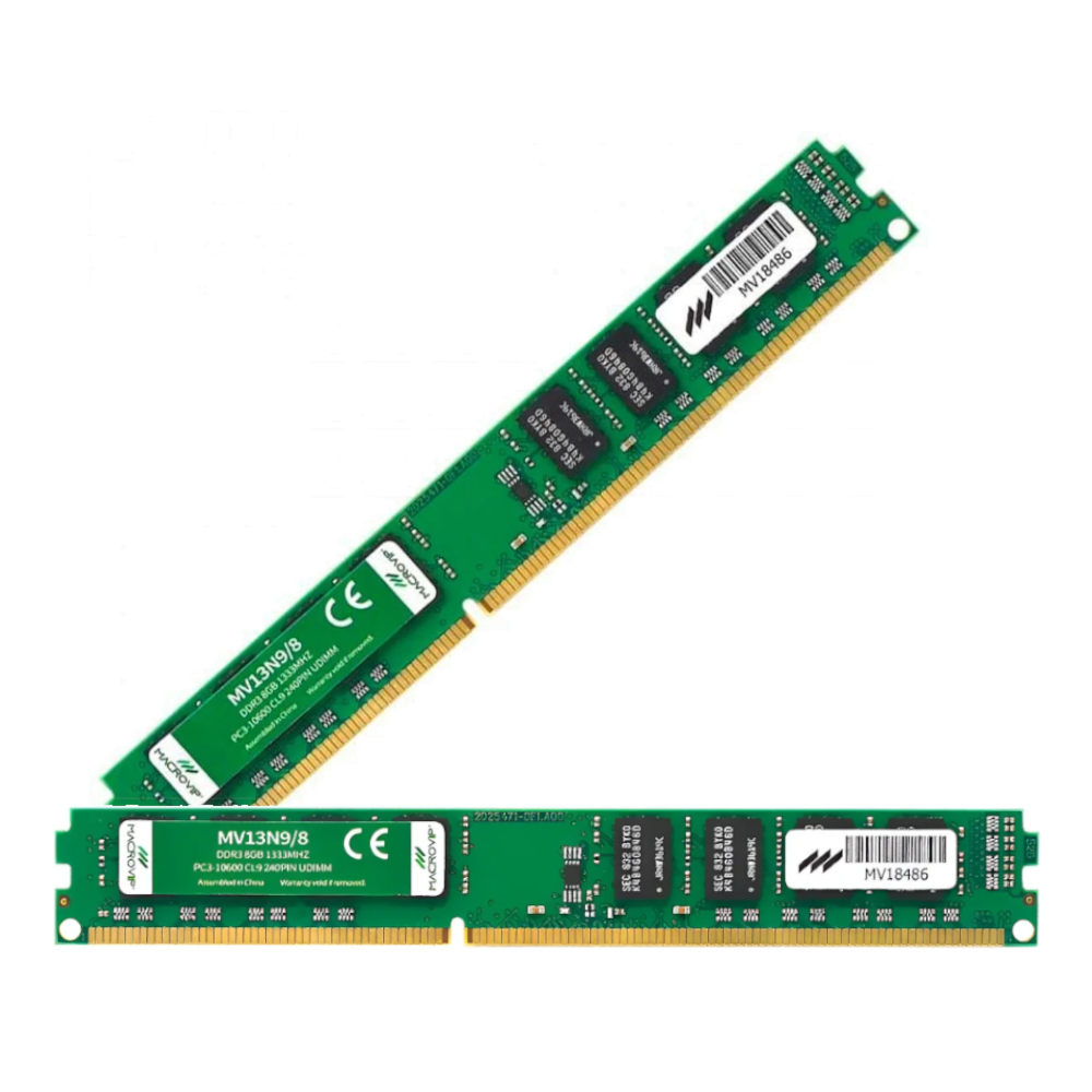 Memória RAM Detalhe Chips