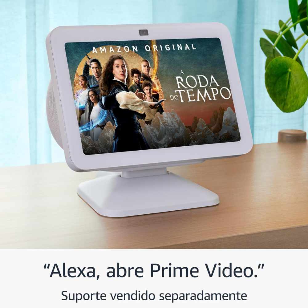 Amazon Echo Show 8 3ª Geração Branco Vista Frontal