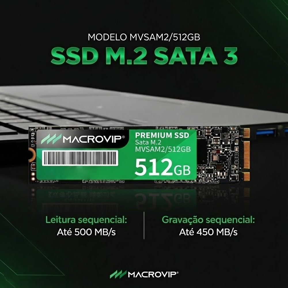 SSD M.2 SATA III Ilustrativo