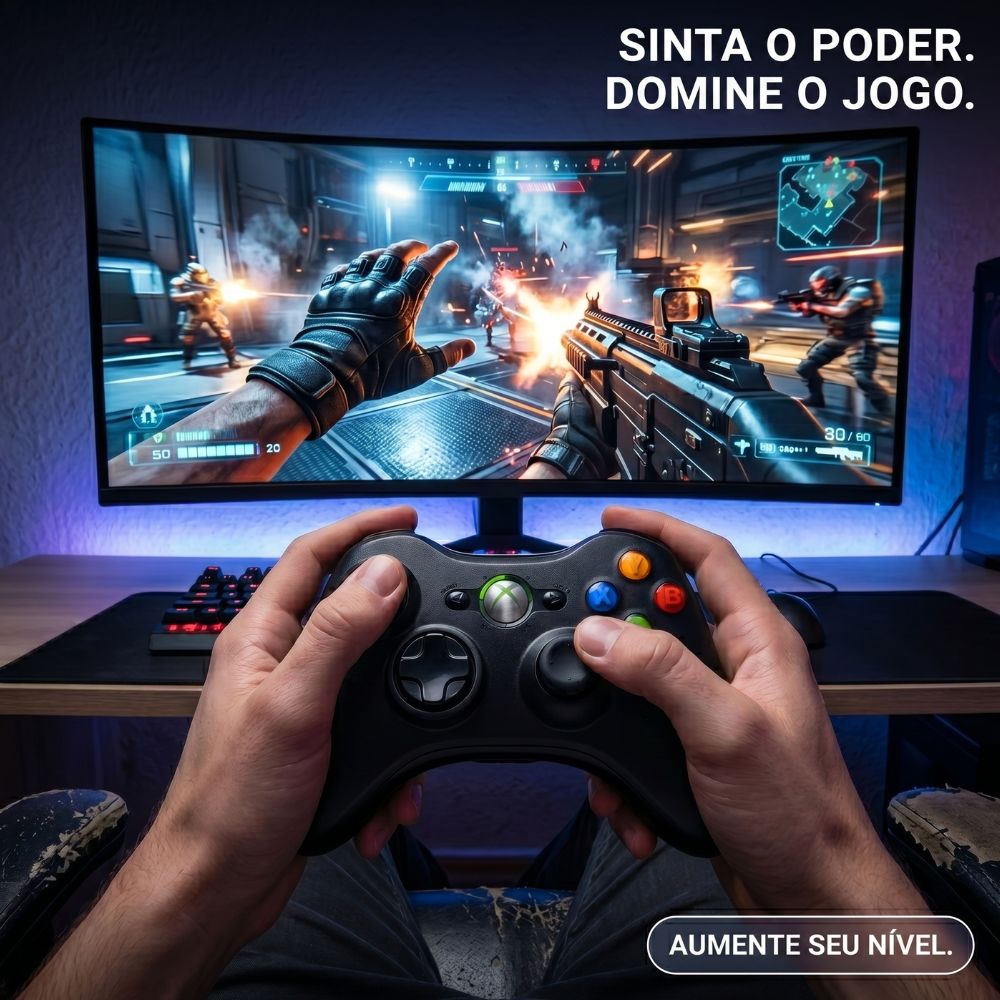 Utilização do controle em primeira pessoa