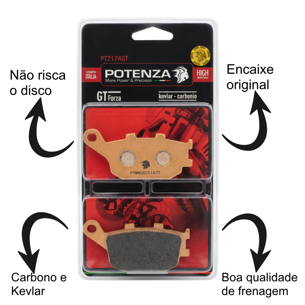 Embalagem Pastilha Potenza GTForza