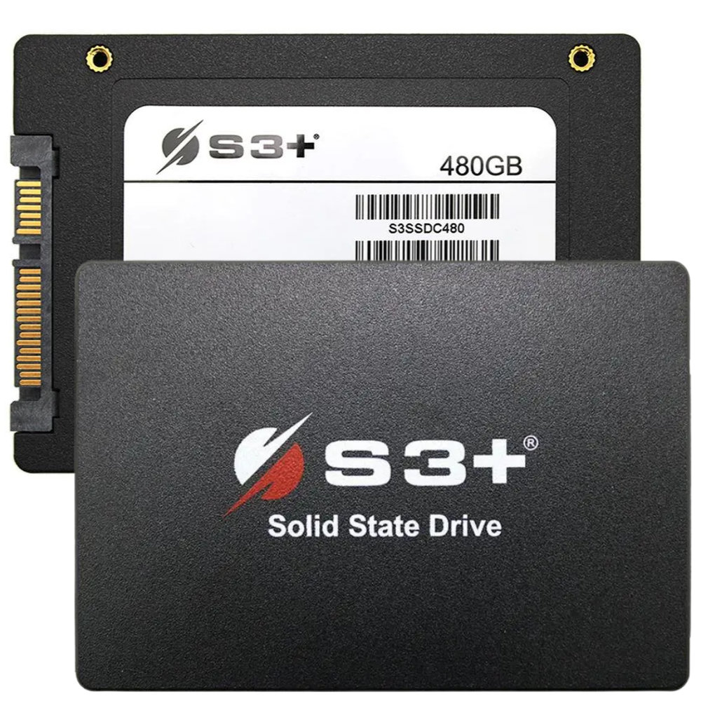 Embalagem SSD S3 Plus 480GB
