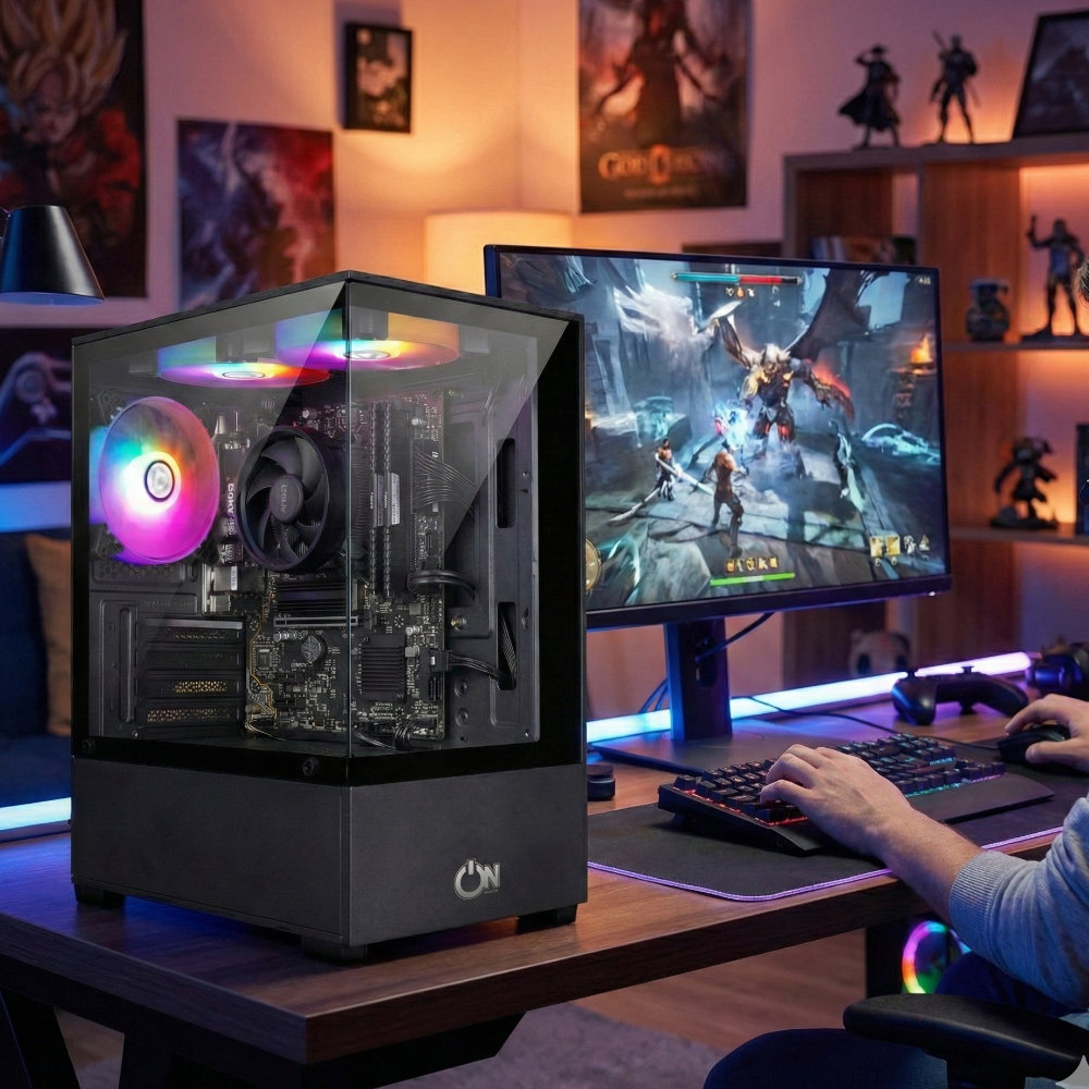 Computador Gamer AMD Ryzen 5 5600GT 16GB RAM SSD 480GB - Visao Geral do Setup - Resolucao recomendada 1000x1000