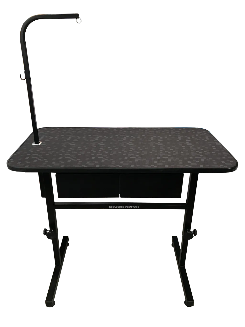 Mesa De Tosa Com Regulagem De Altura, Gavetas Pretas E Girafa - 110x60cm