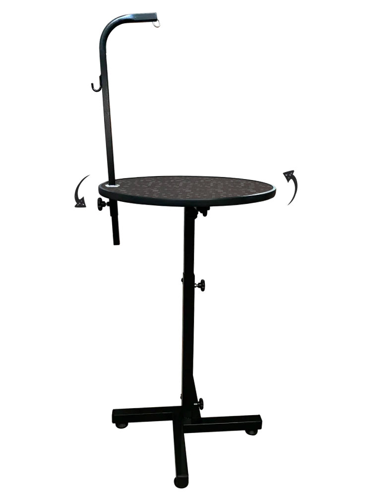 Mesa de Tosa Redonda - Tampo Giratório 60cm - Regulagem de Altura