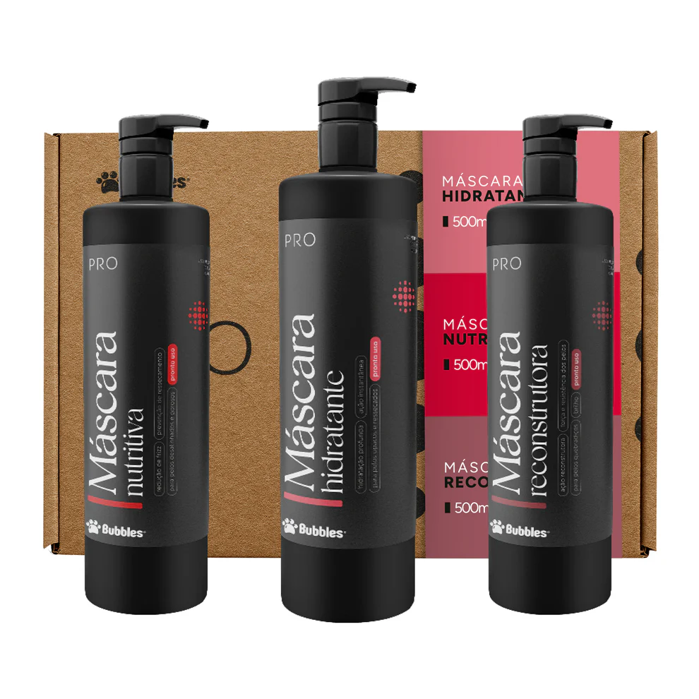 KIT PET CRONOGRAMA DE PELAGEM PRO (EGO) (3 ITENS)