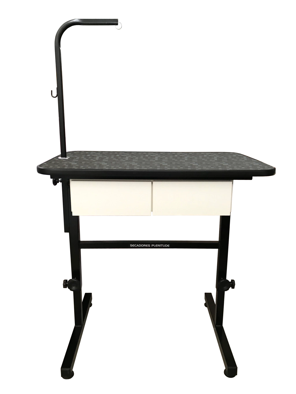 Mesa De Tosa, Regulagem De Altura, Gavetas Brancas E Girafa - 90x60cm