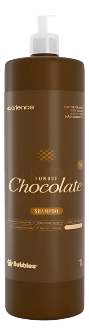 SHAMPOO PET FONDUE DE CHOCOLATE XPERIENCE 1L (1:4) BUBBLES