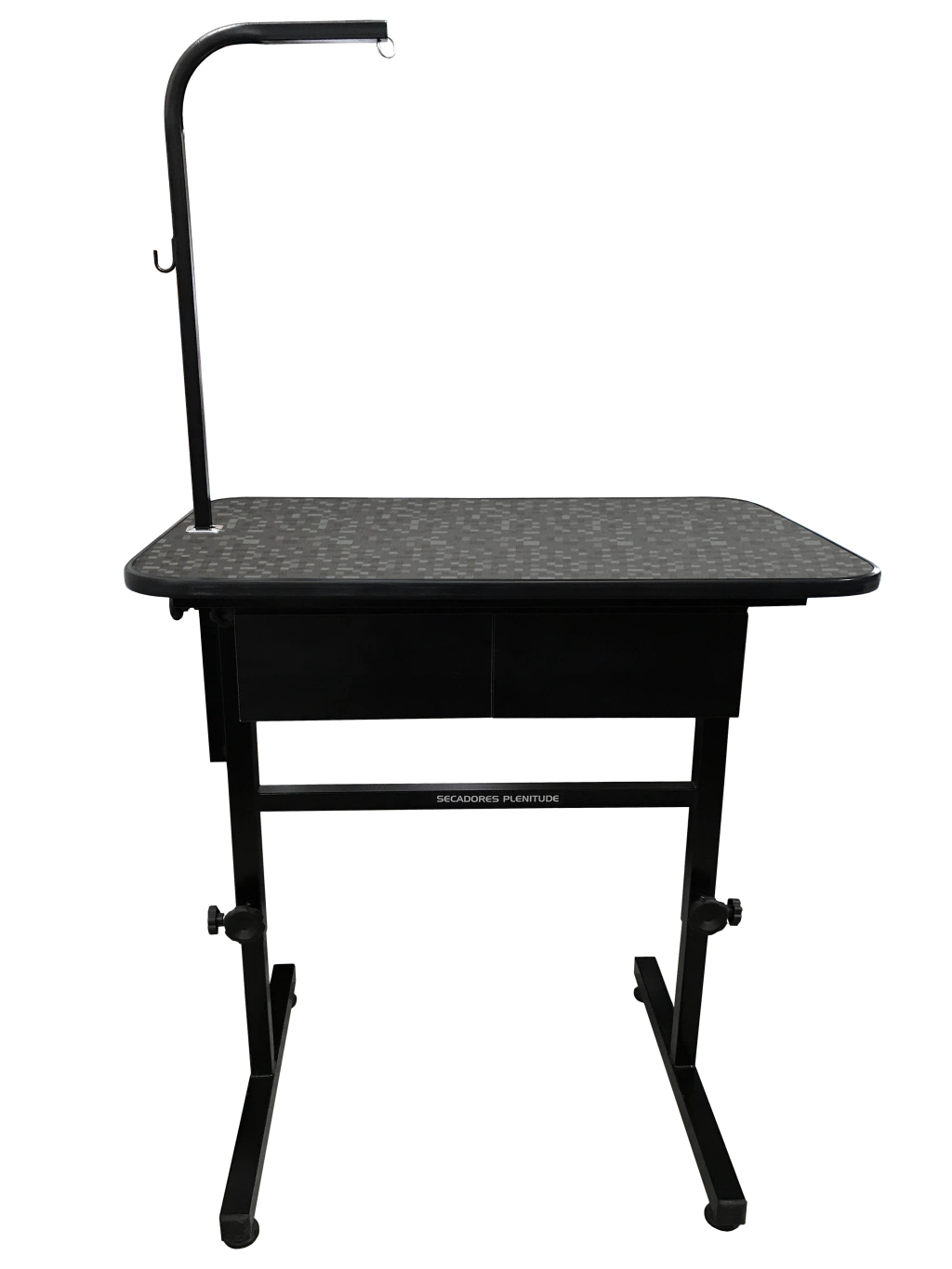 Mesa De Tosa Com Regulagem De Altura, Gavetas Pretas E Girafa - 90x60cm