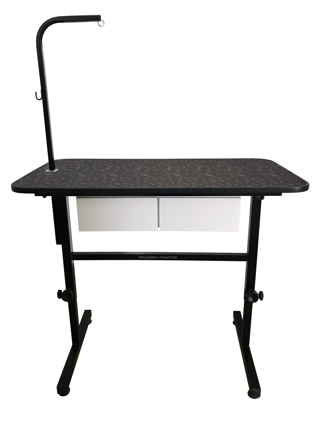 Mesa De Tosa, Regulagem De Altura, Gavetas Brancas E Girafa - 110x60cm
