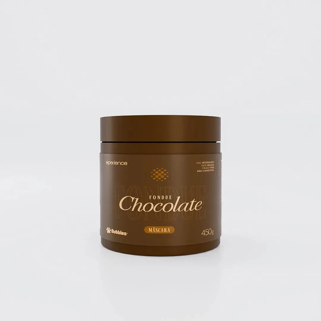 MÁSCARA PET FONDUE DE CHOCOLATE XPERIENCE 450G BUBBLES