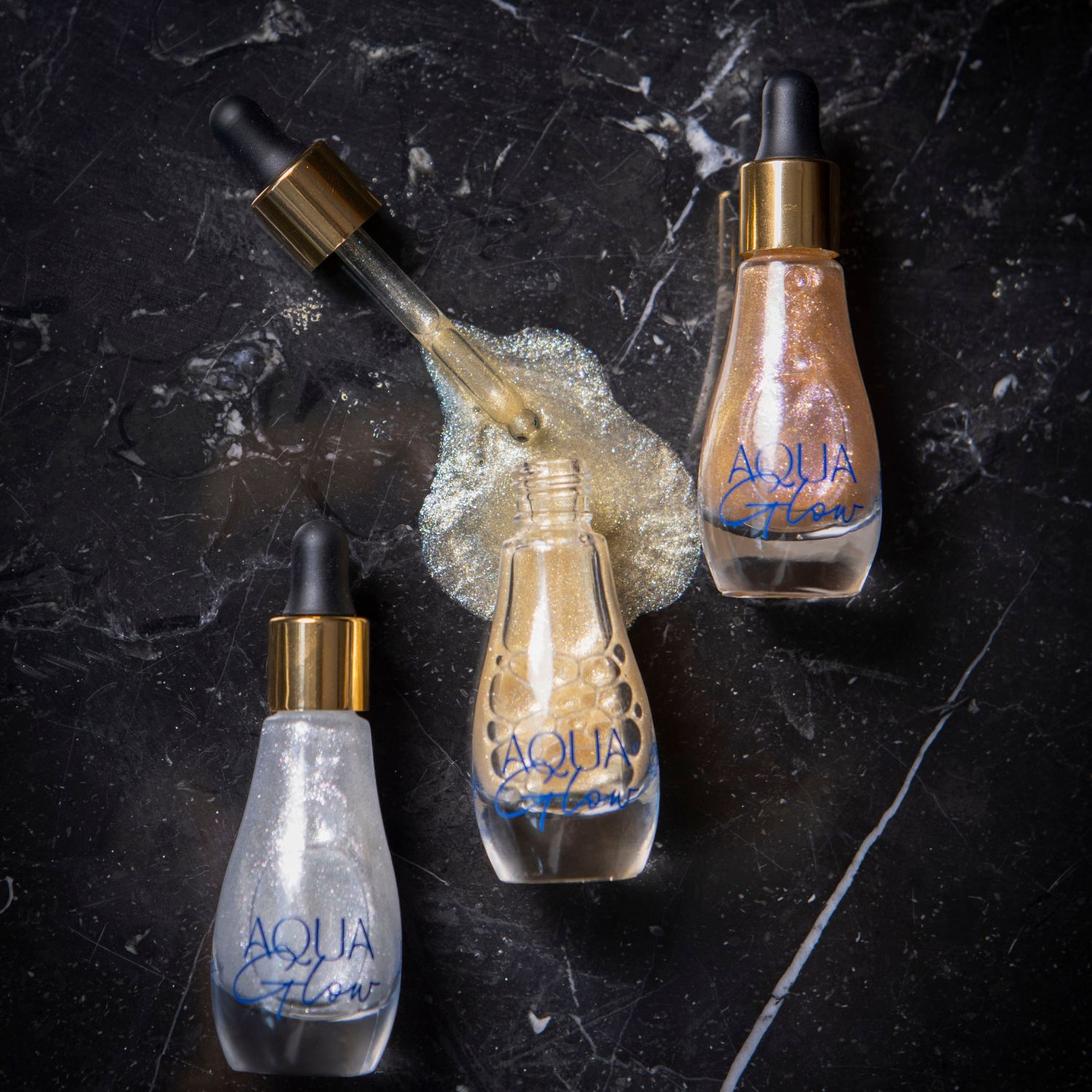 Iluminador Corporal Aqua Glow Branco da Mia Make