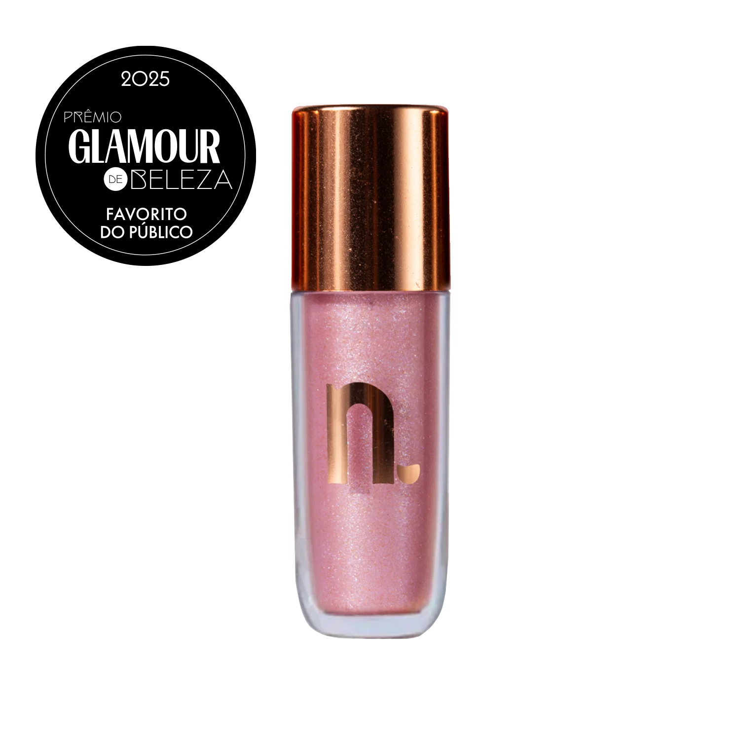 Gloss Labial Instant Glow Quartzo Rosa - Nina Makeup