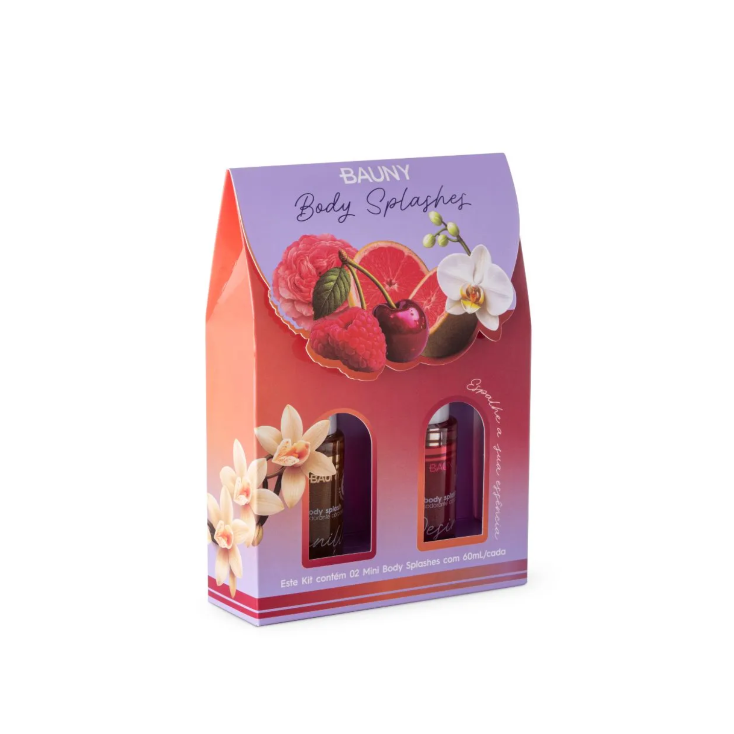 Kit presente especial miniaturas body splash (2 unidades)