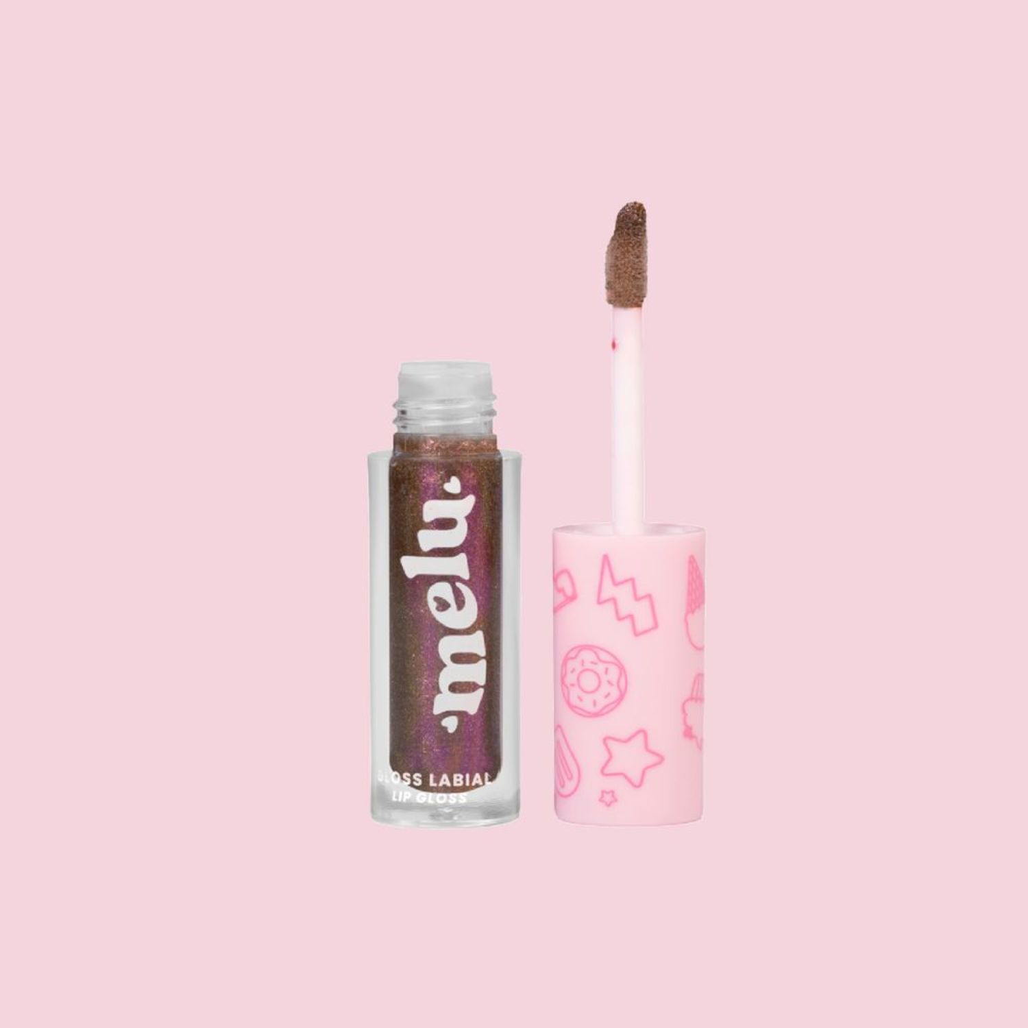 Gloss Labial Melu na Cor: Brownie