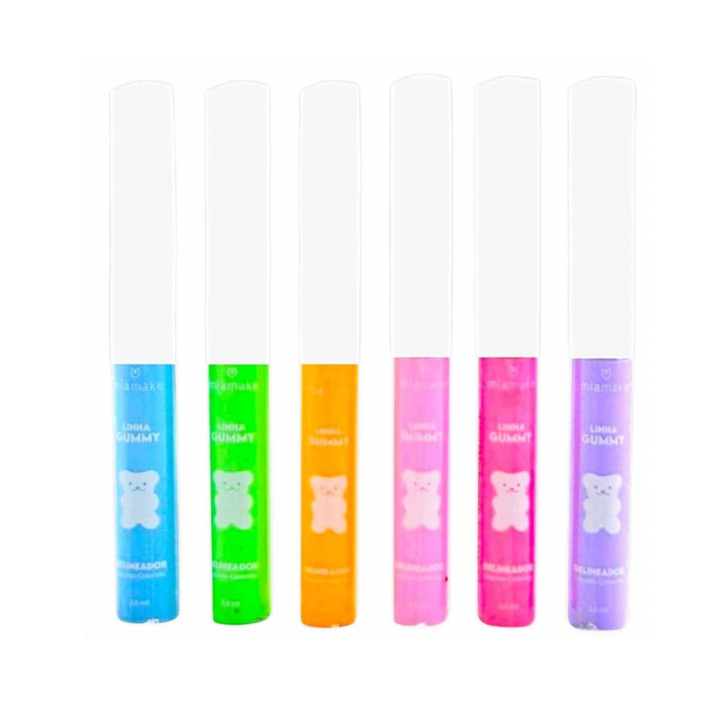 Mia Make Gummy Delineador Líquido Colorido