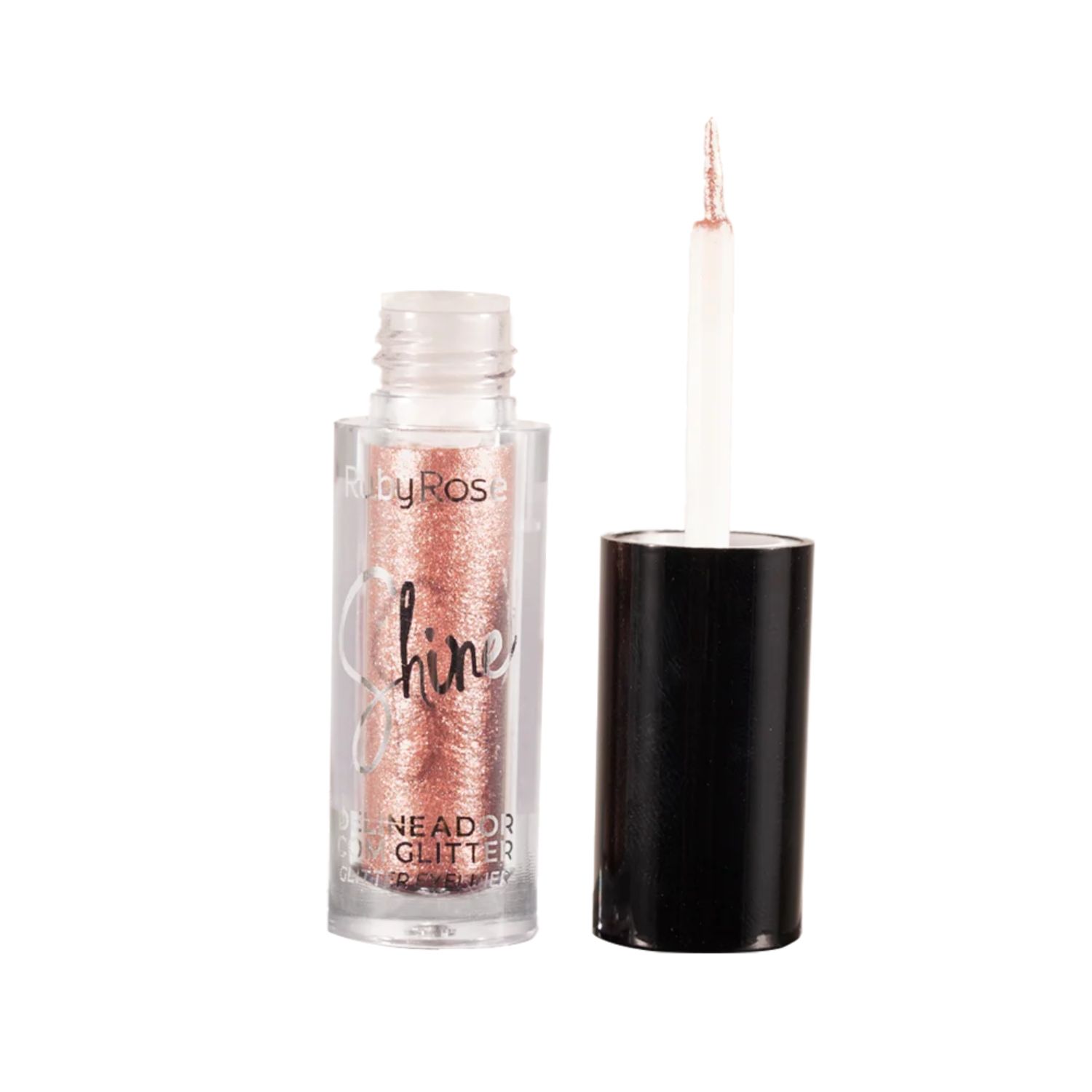 Delineador Com Glitter Shine - Ruby Rose - Copper Spark — Ruby Rose