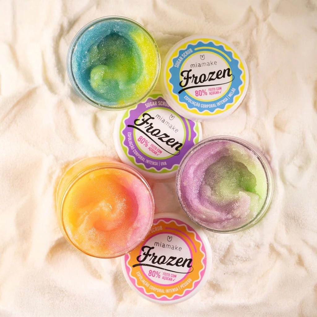 Esfoliante Corporal Mia Make Sugar Scrub Frozen Pêssego 160g