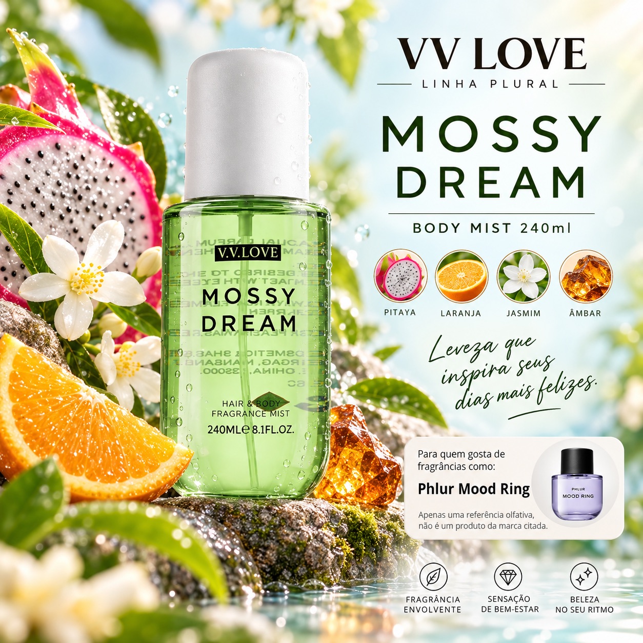 VV LOVE PLURAL MOSSY DREAM BODY MIST 240ML