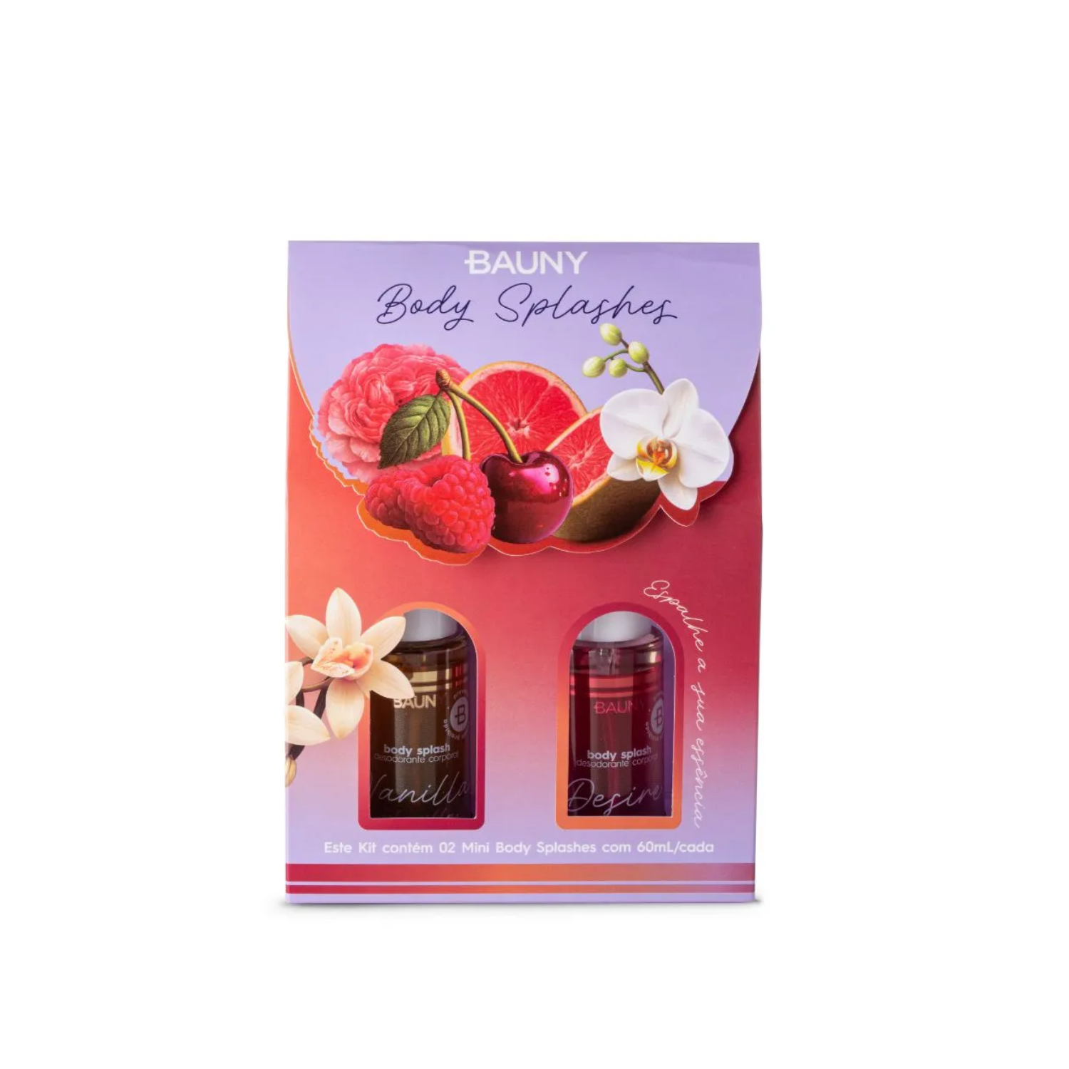 Kit presente especial miniaturas body splash (2 unidades)