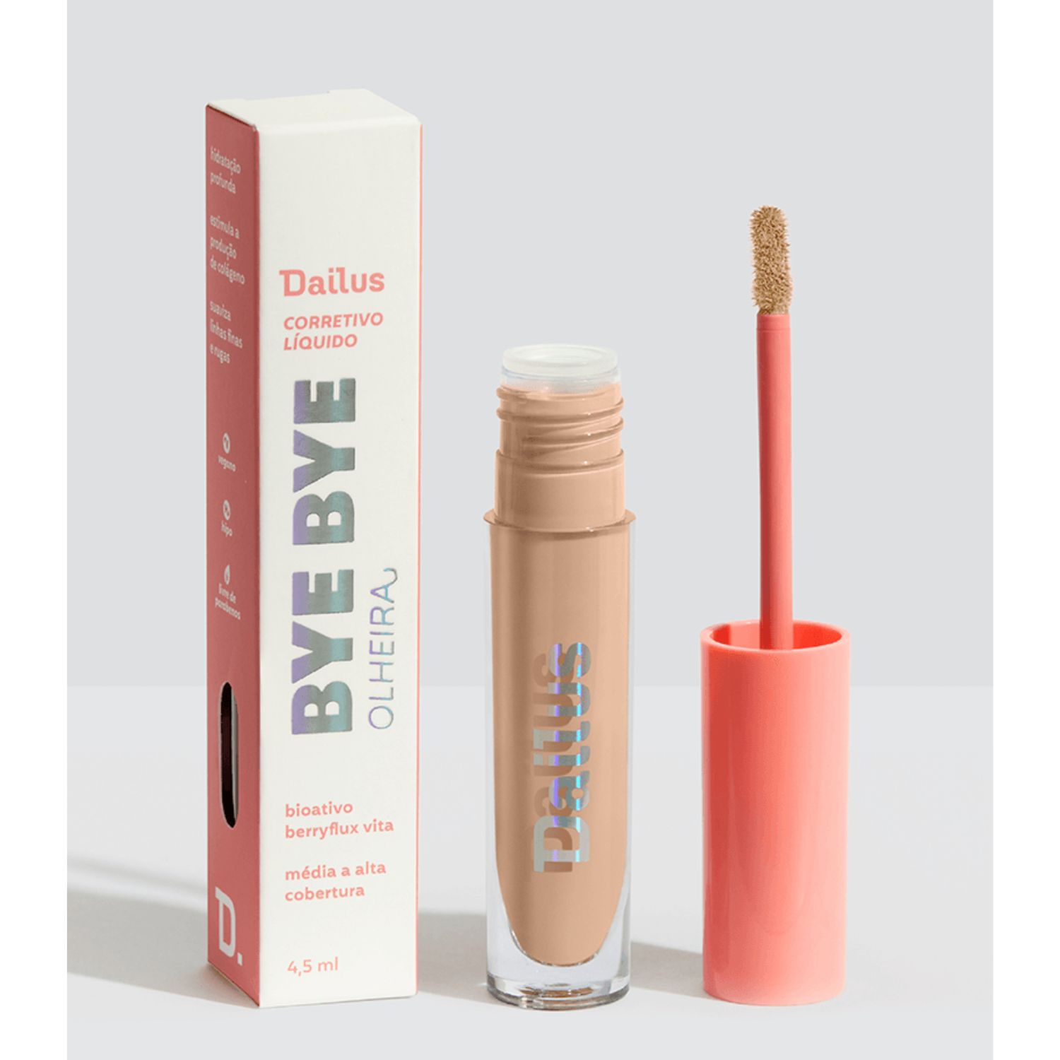 Corretivo Líquido Bye Bye Olheira - Dailus - D.3 Claro