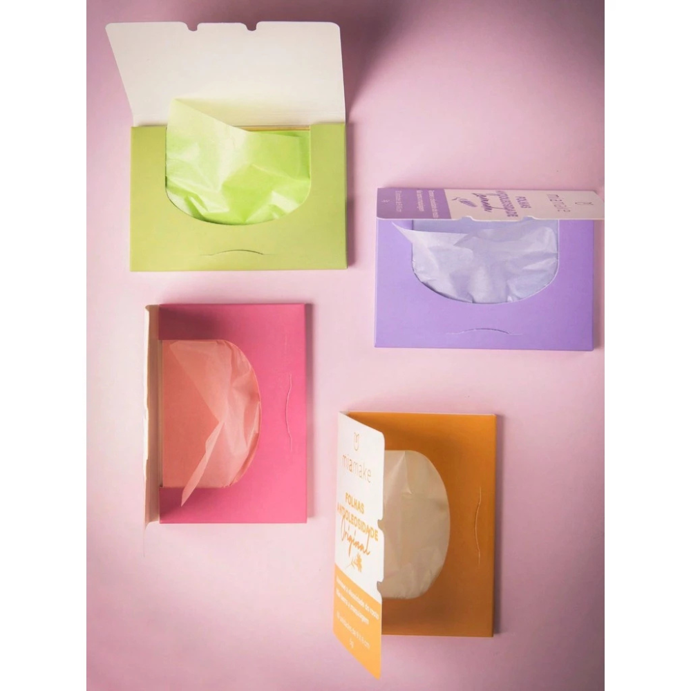 Folhas Antioleosidade Mia Make - ROSAS