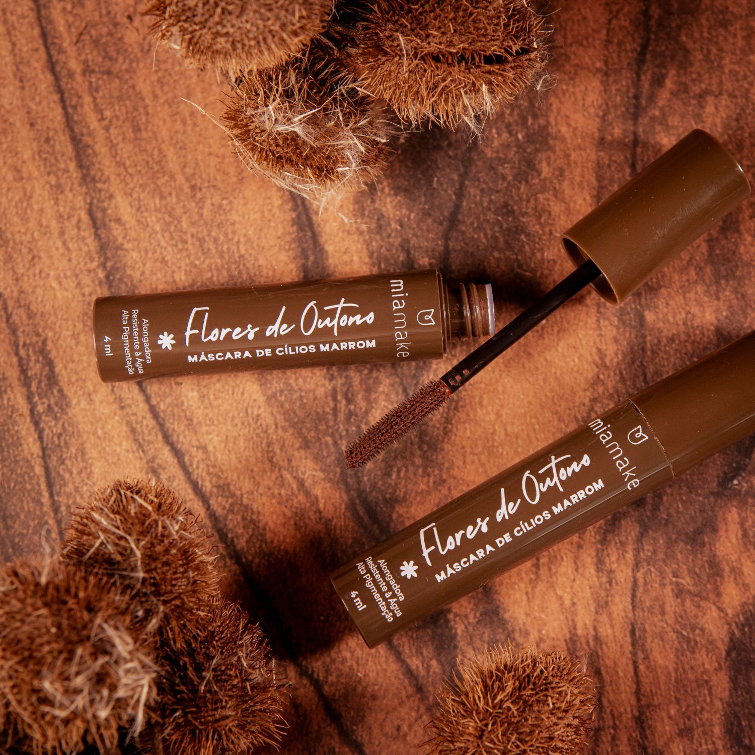 Máscara de Cílios Marrom - Flores de Outono Mia Make
