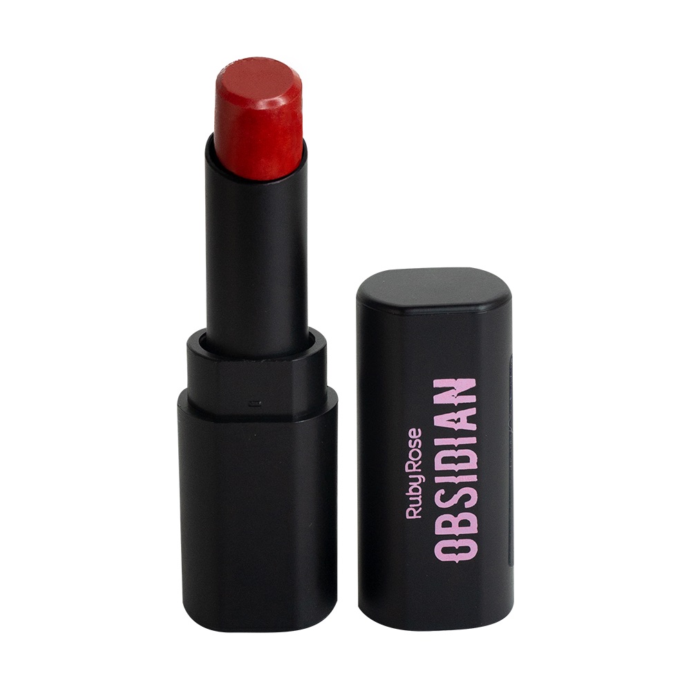 HB70003 - BATOM LIPSTICK CREAM SATIN OBSIDIAN - RUBY ROSE — Ruby Rose