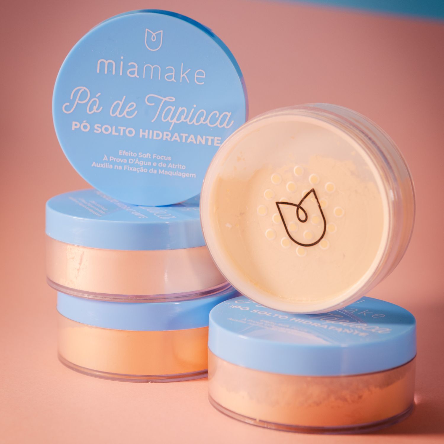 Pó Solto Hidratante de Tapioca Mia Make cor 1