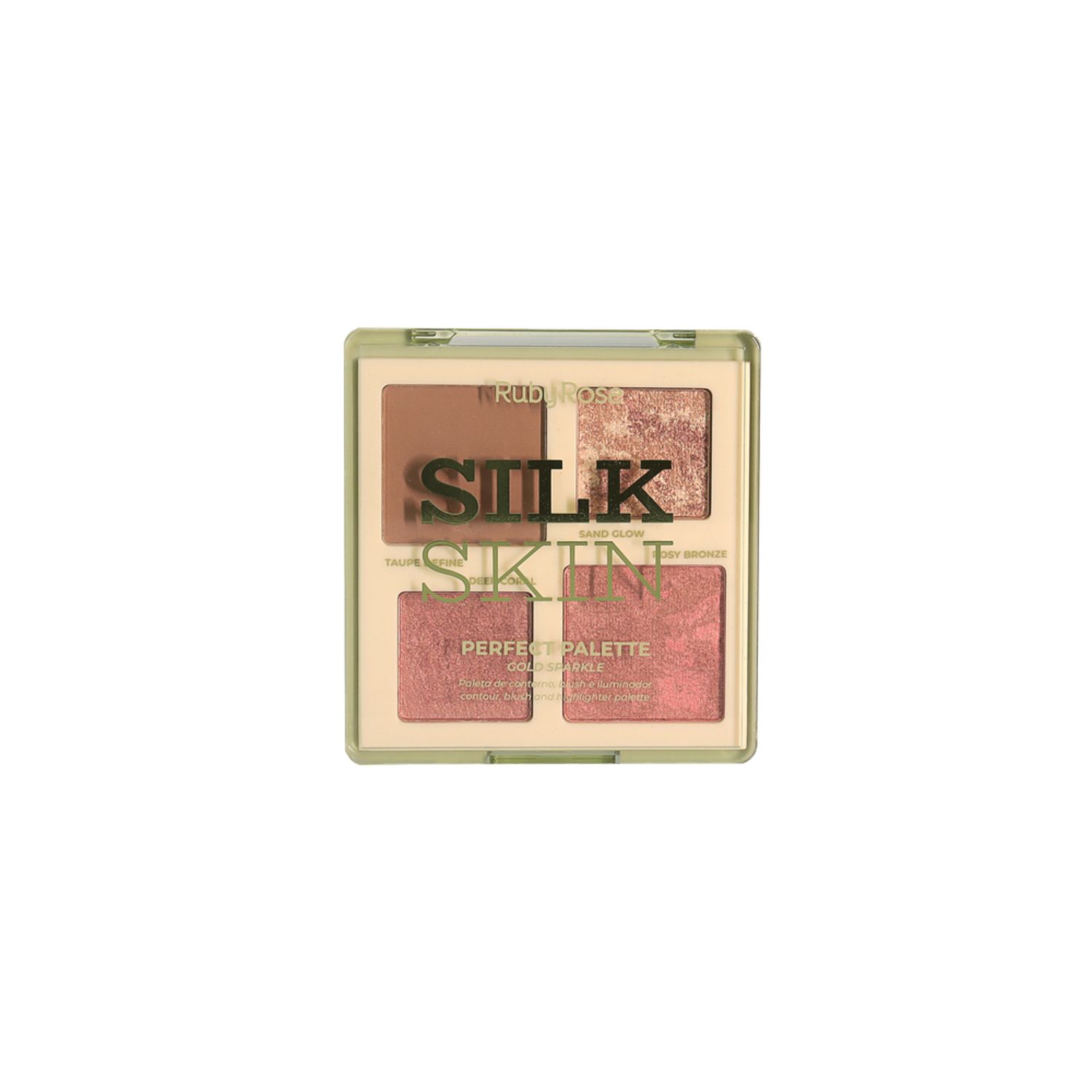 Paleta Contorno, Blush E Iluminador - Silk Skin Ruby Rose - Cor 2
