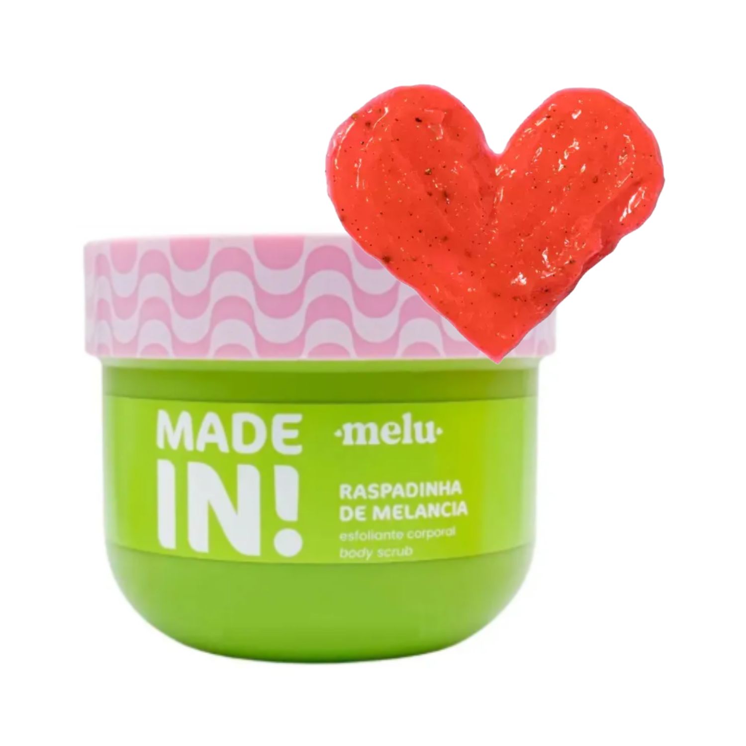 Esfoliante Corporal Raspadinha de Melancia Made In! - Melu