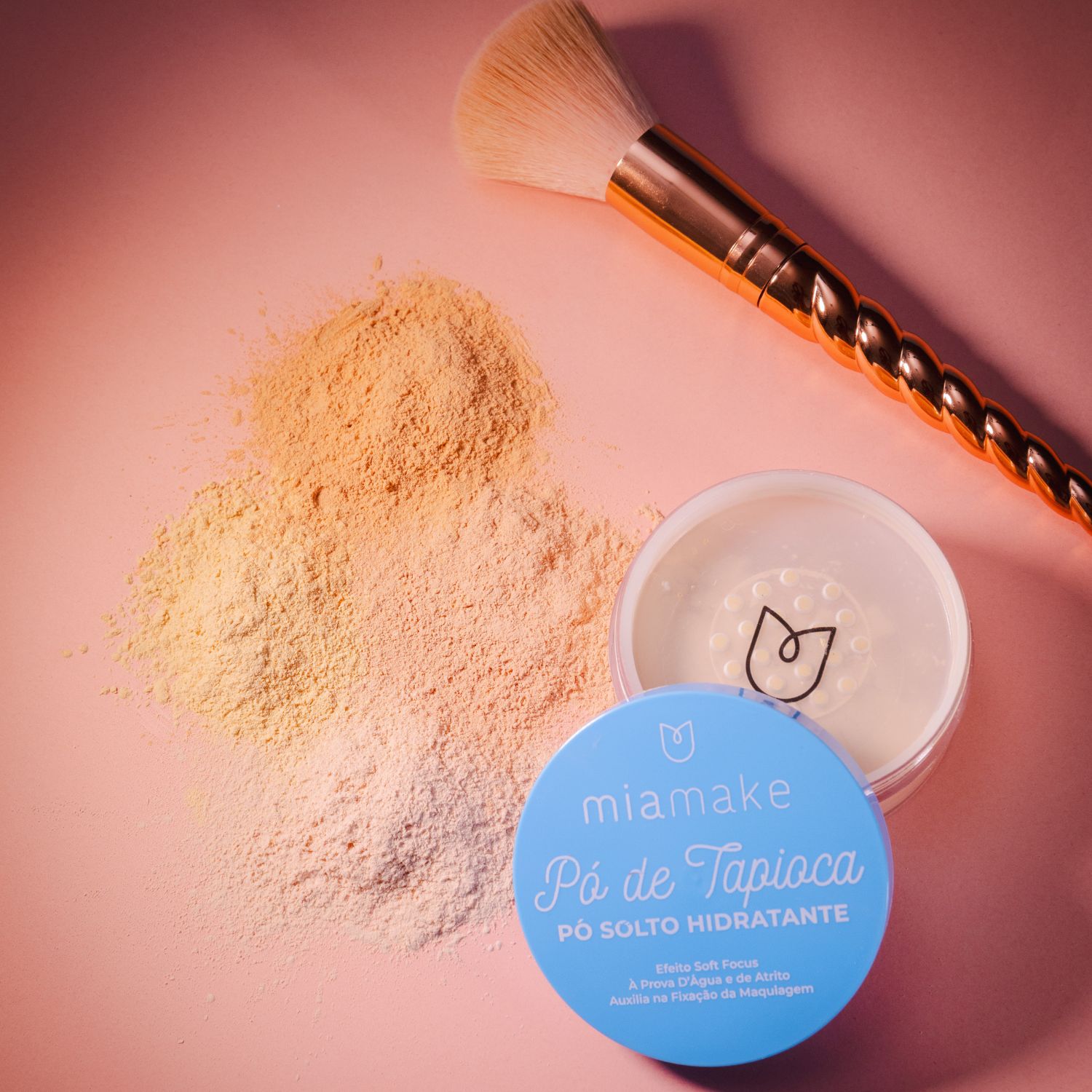 Pó Solto Hidratante de Tapioca Mia Make cor 4
