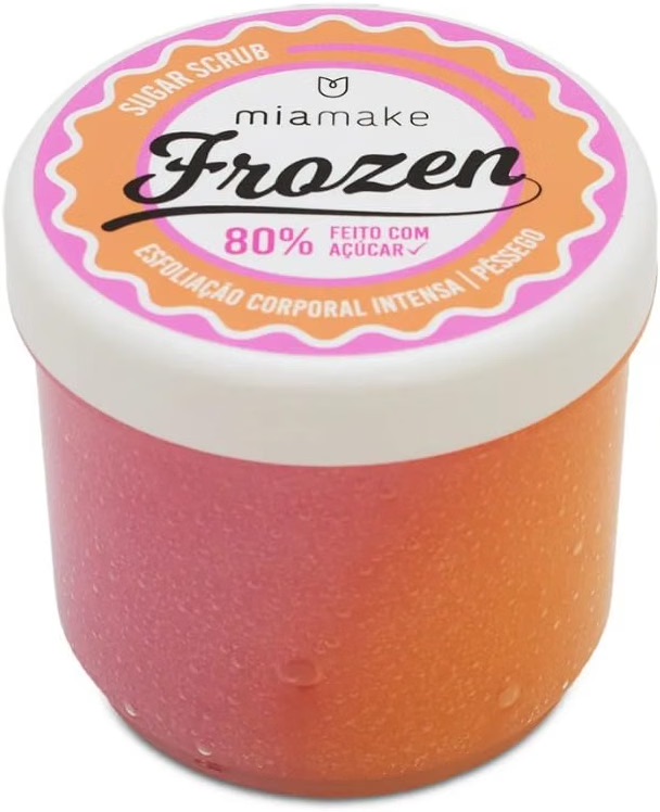 Esfoliante Corporal Mia Make Sugar Scrub Frozen Pêssego 160g