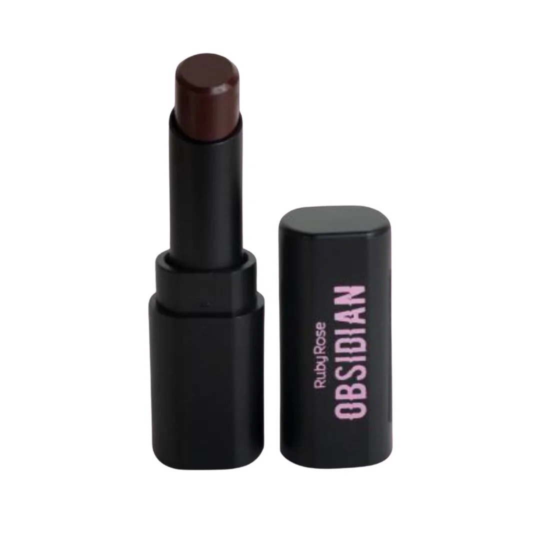 HB70001 - BATOM LIPSTICK CREAM SATIN OBSIDIAN - RUBY ROSE — Ruby Rose