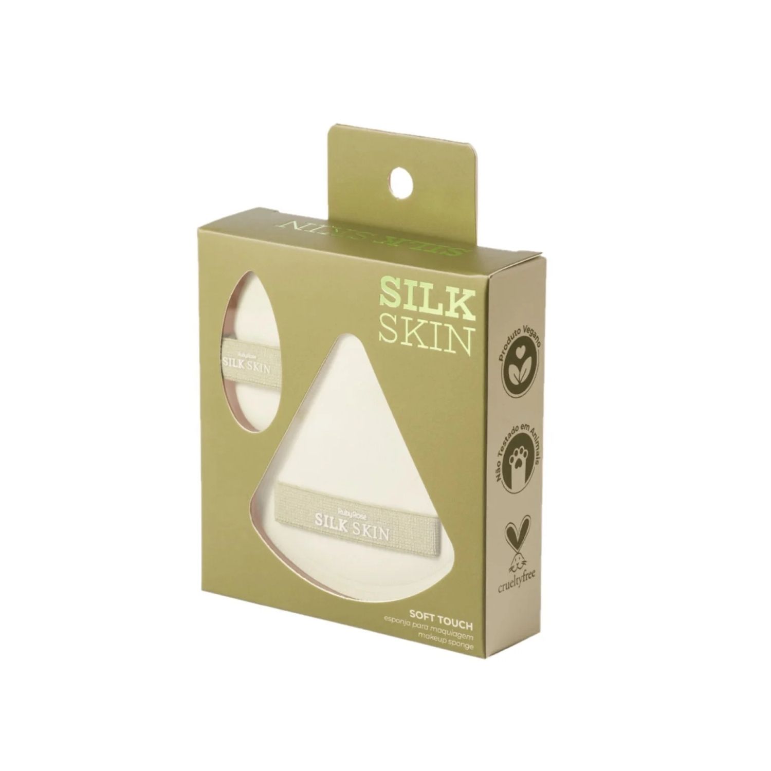 Kit Esponjas Para Maquiagem Soft Touch Silk Skin Ruby Rose