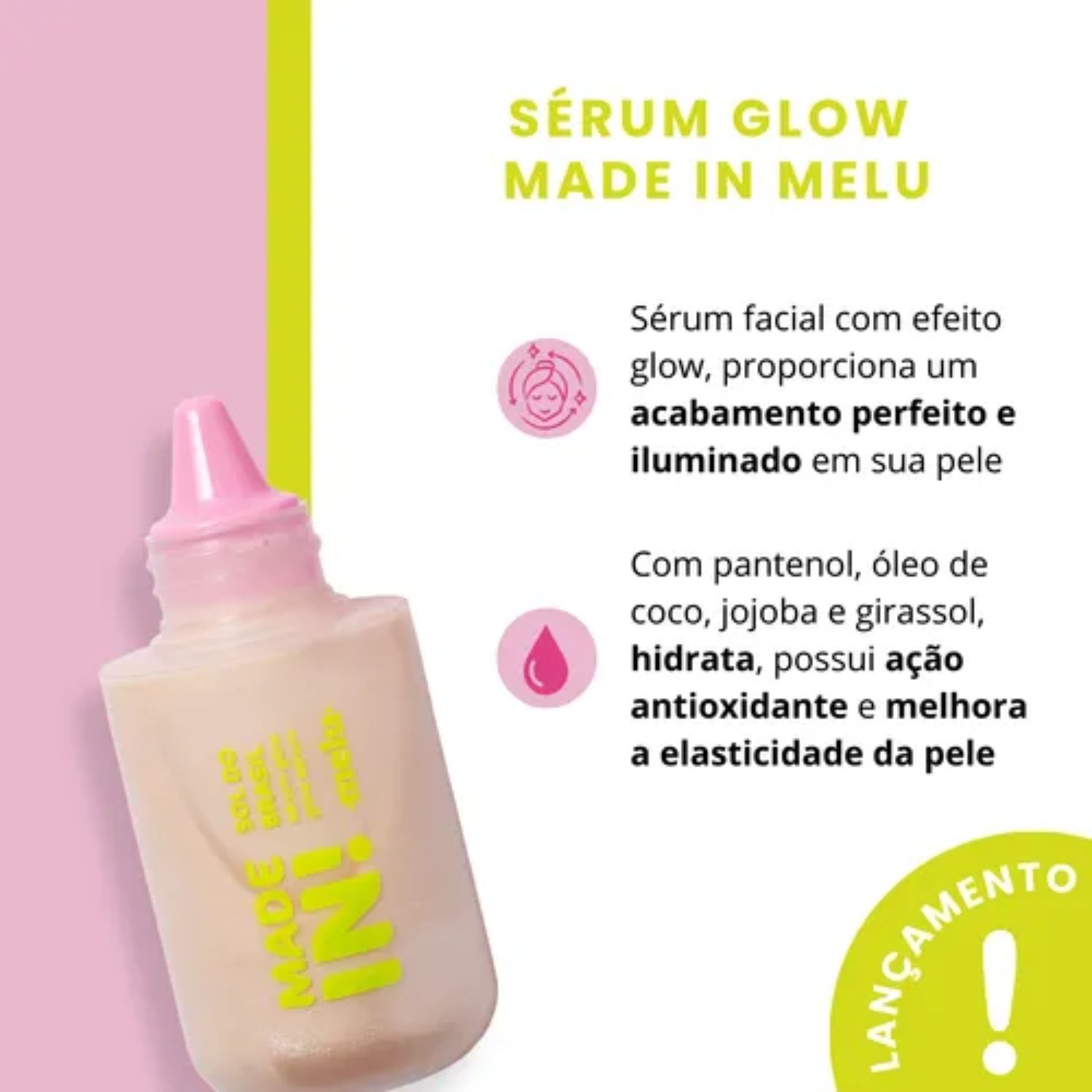 Sérum Glow Sol do Brasil - Made In! COR: Sol da Manhã - Melu