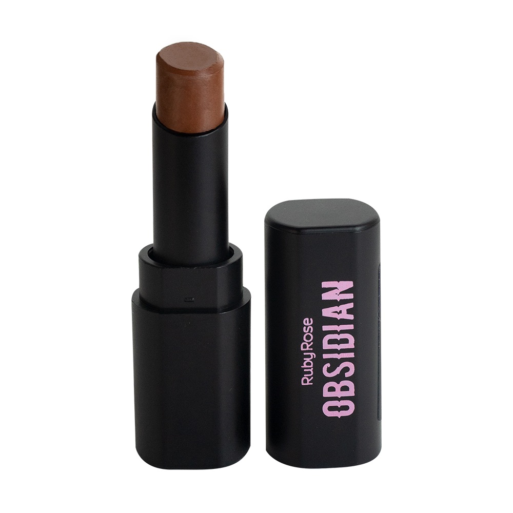 HB70002 - BATOM LIPSTICK CREAM SATIN OBSIDIAN - RUBY ROSE — Ruby Rose