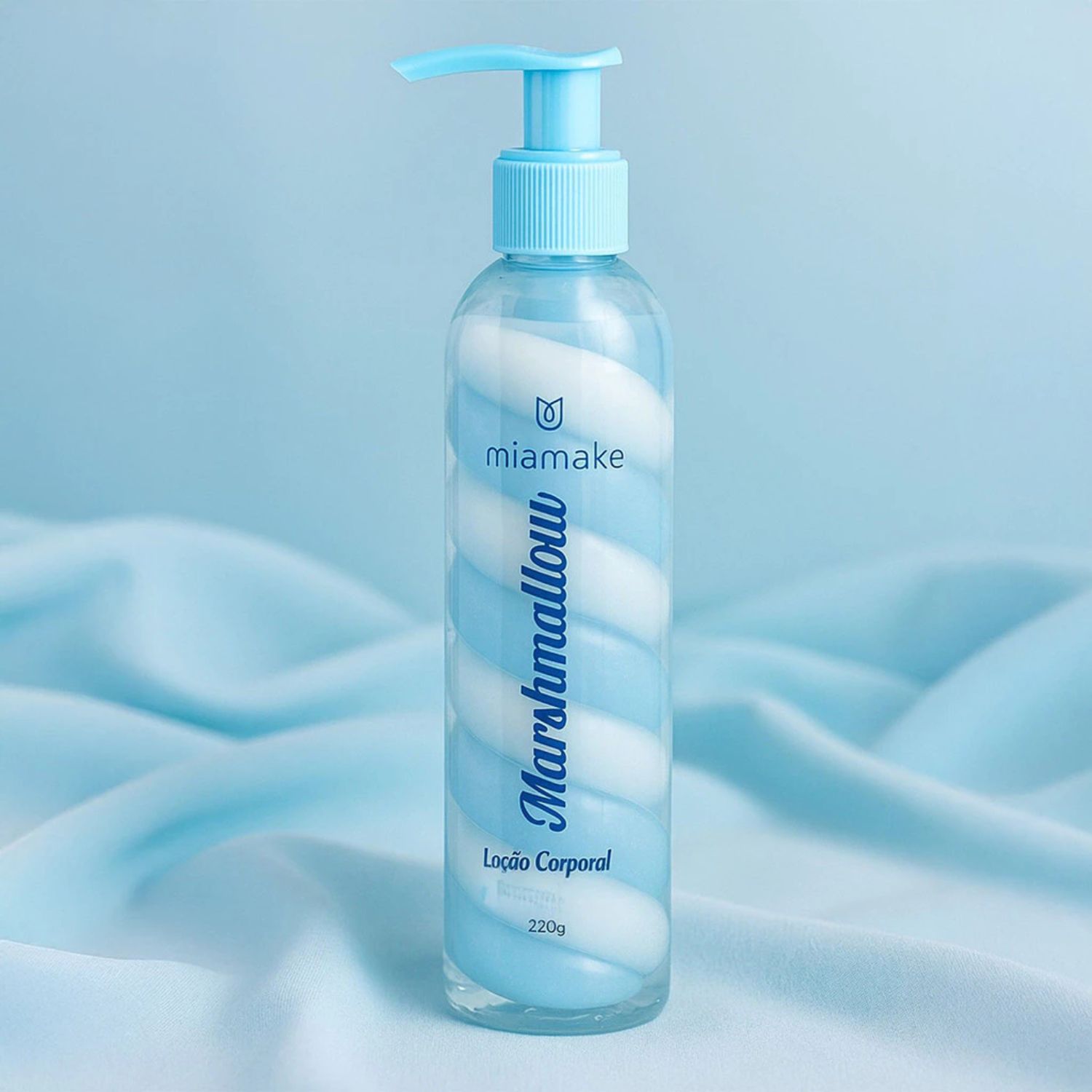 Loção Hidratante Corporal Marshmallow Azul – Mia Make – 220g