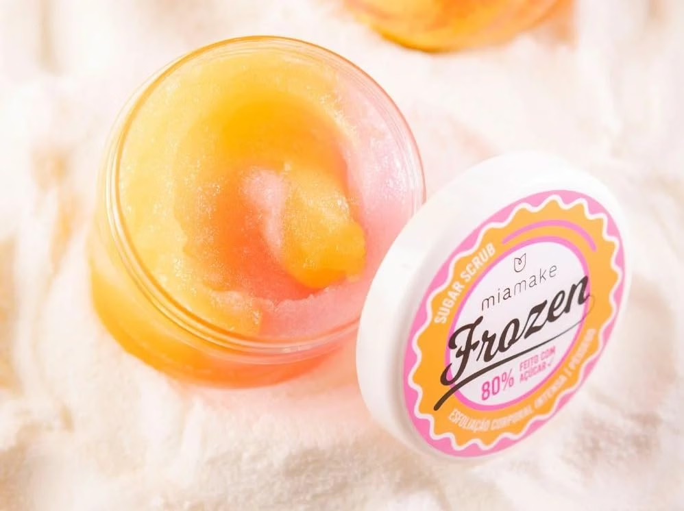 Esfoliante Corporal Mia Make Sugar Scrub Frozen Pêssego 160g