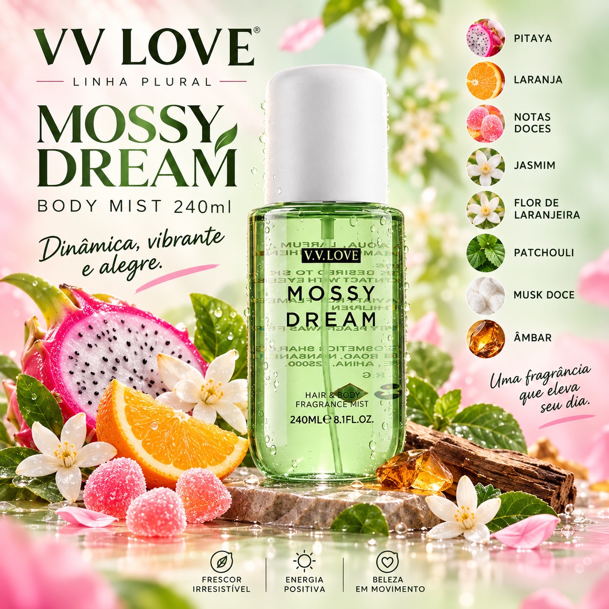 VV LOVE PLURAL MOSSY DREAM BODY MIST 240ML