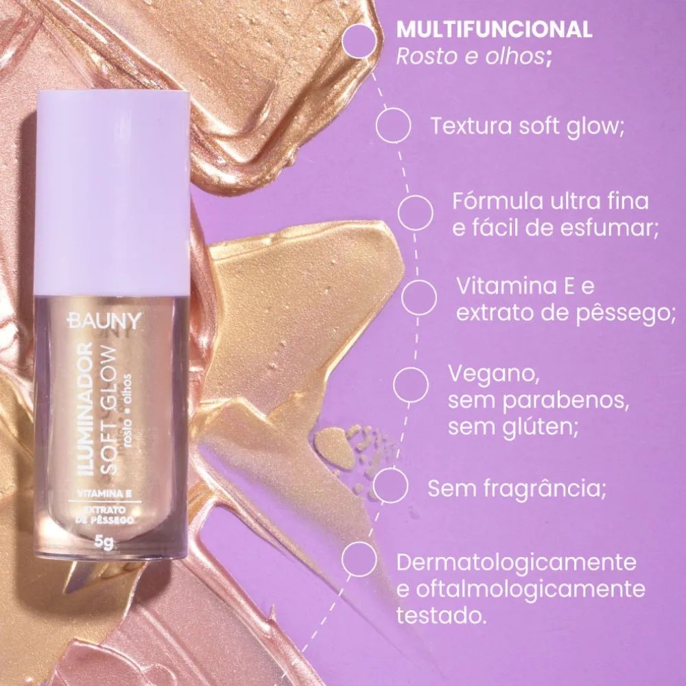 Bauny - Iluminador Líquido Soft Glow (Sunshine) - 5g
