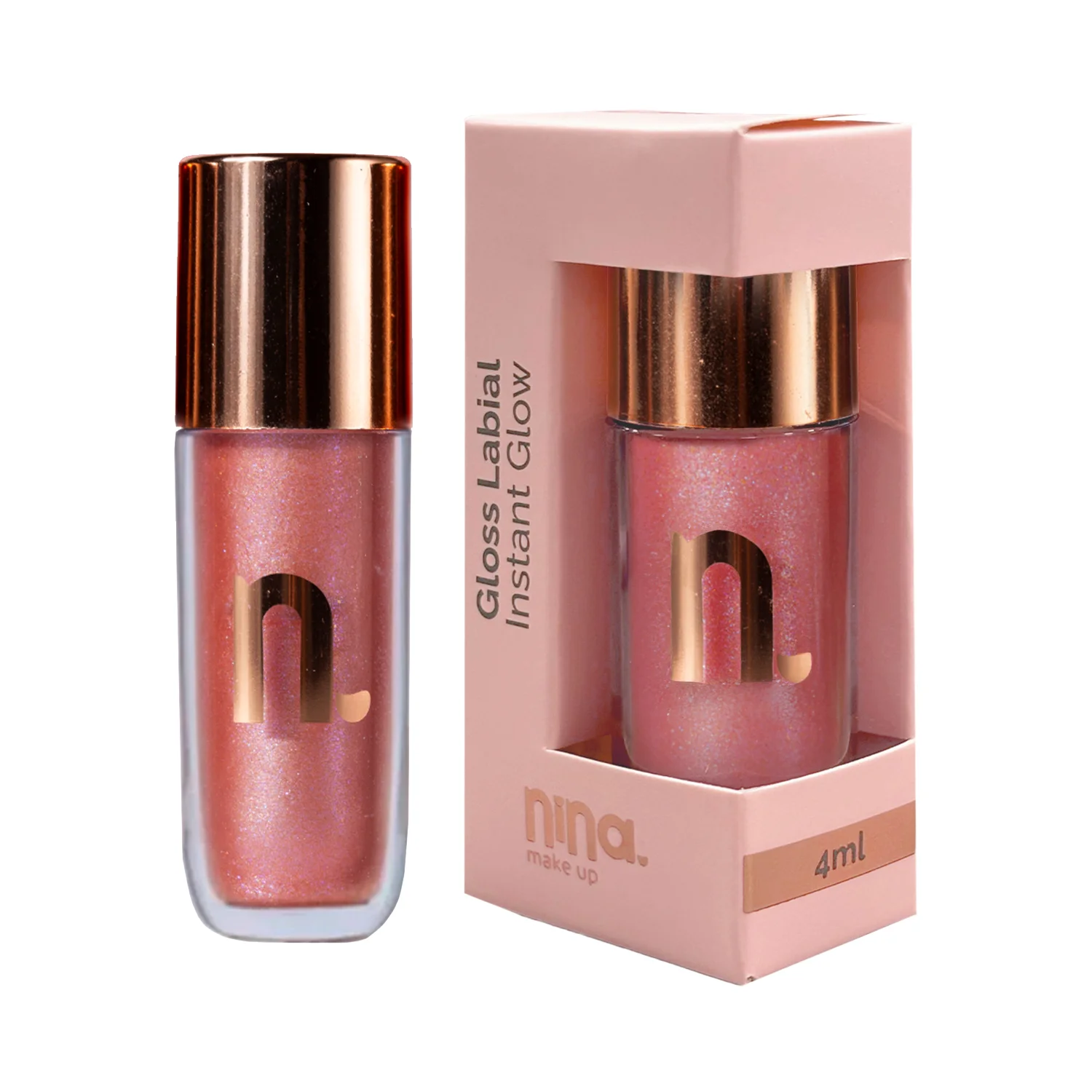 Gloss Labial Instant Glow Turmalina - Nina Makeup