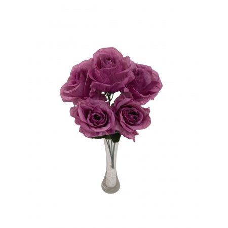 Buquê de Rosas Artificiais com 5 hastes