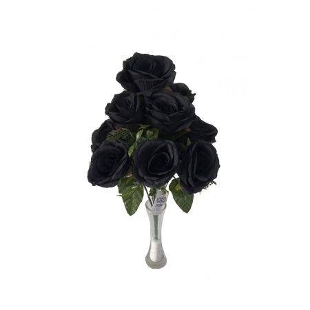 Buquê de Rosa com 7 Hastes - Preto