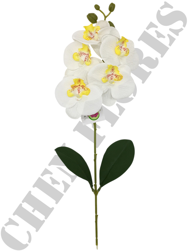 Galho de Orquídea Mista 76 cm / - Amarelo