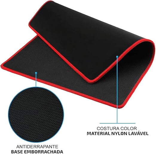 Mousepad Gamer 70CMx35CMX3MM Preto
