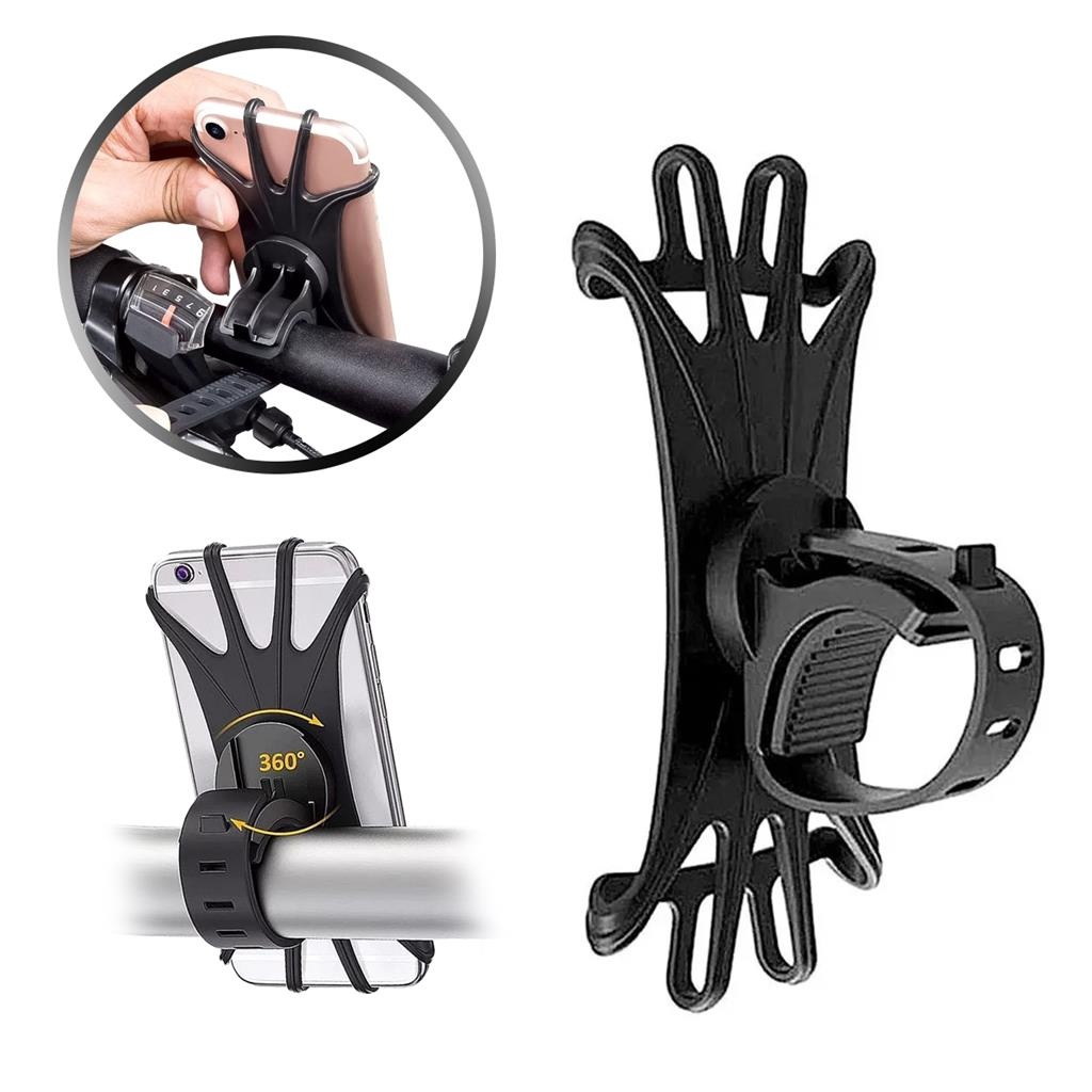 Suporte de Celular de Bicicleta de Silicone