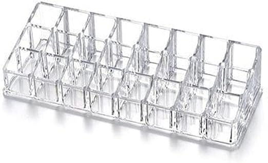 Porta Batom com 24 Divisórias Acrílico Transparente