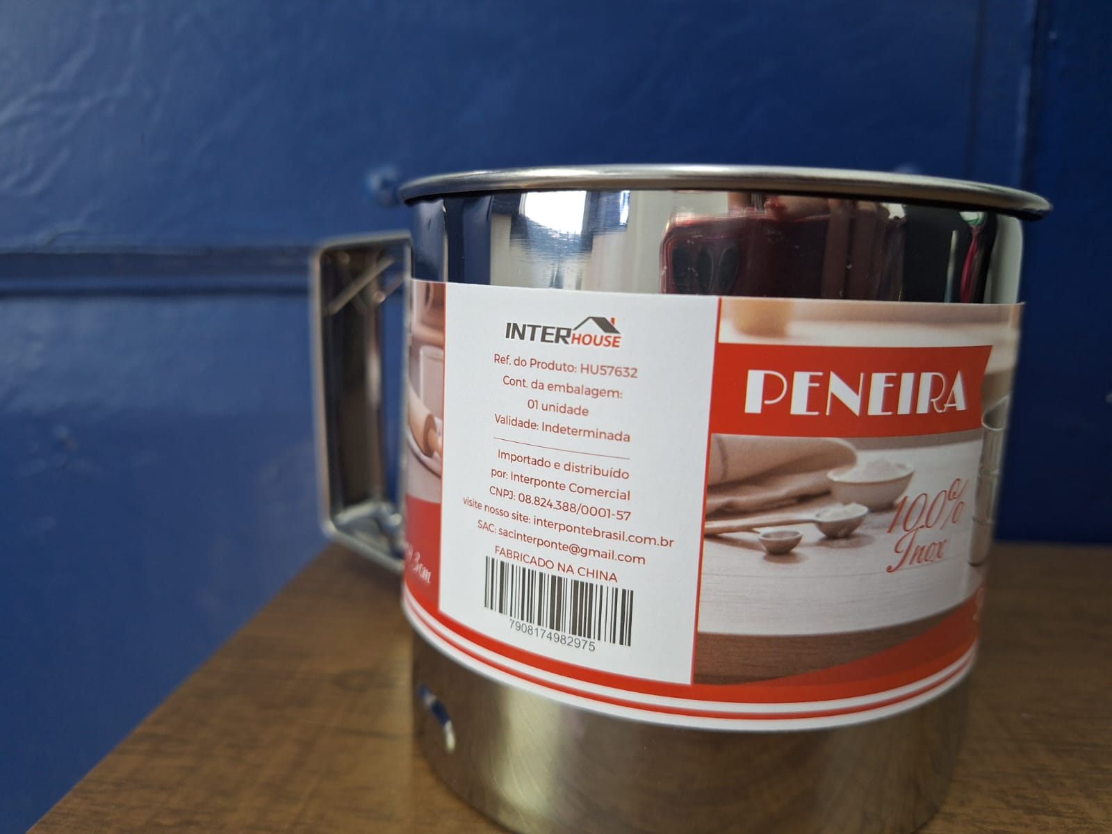 Peneira de inox
