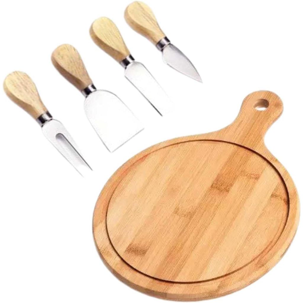 Kit De Tábua Para Queijos Com 5 Peças